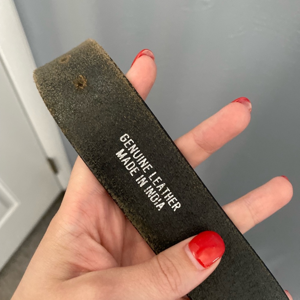 Vintage Leather Belt - Picture 5 of 5